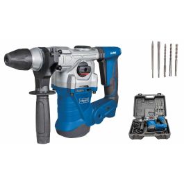 Scheppach DH1300Plus Perforadora SDS-Plus 1250W, 5J, Portabrocas rápido, 4 funciones: perforar, percutir, cincelar