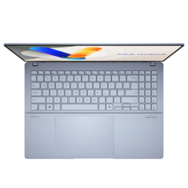 ASUS Vivobook S 16 OLED S5606CA-RI076W - Portátil 16" WQXGA+ 120Hz, Intel Core Ultra 7 255H, 16GB RAM, 512GB SSD, Arc 140T, Windows 11 Home, Azul Neblina - Teclado QWERTY español