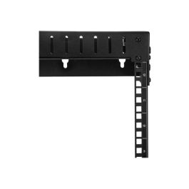 StarTech.com Rack de Pared Abierto 12U RK12WALLOA para Montaje en Pared, Profundidad Ajustable 12-20 Pulgadas, Carga 90 kg, 19", Acero Negro