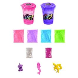 Canal Toys Maletin Slime con 4 Slime y Accesorios ¡Crea tu Propio Slime Mezclando Polvo con Agua! 23,7x15,6x14,6 cm