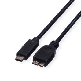 ROLINE 11.02.9005 Cable USB-C a Micro-USB B, USB 3.2 Gen 1 (3.1 Gen 1), 5 Gbps, 0.5m, Negro Precio: 18.7187. SKU: B15EQRFBCQ