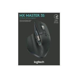 Logitech MX Master 3S Ratón Ergonómico Inalámbrico Bluetooth Grafito, 8000 DPI