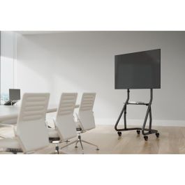 Neomounts NS-M3800BLACK Soporte de Suelo Móvil para TV de 60-100" (152-254 cm) hasta 100kg con Ruedas Negro