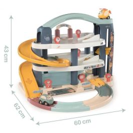 Little Smoby Gran Garaje de Juguete de 3 Pisos con Mega Rampa, Ascensor, Escotilla Secreta y Zona de Reparación para Niños Little Smoby Gran Garaje de Juguete de 3 Pisos con Mega Rampa, Ascensor, Escotilla Secreta y Zona de Reparación para Niños