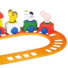 Tachan 68001 Tren Musical Infantil Animal Farm con Luces, Sonidos y más de 30 Melodías para Bebés +12 Meses