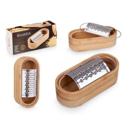 Rallador Deposito Bambu Kinvara 15X4CM (12 Unidades) Rallador Deposito Bambu Kinvara 15X4CM (12 Unidades)
