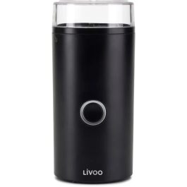 Livoo Molinillo de Café Eléctrico DOD219N, 180 W, Capacidad 12 Tazas, Color Negro