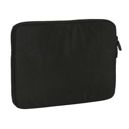 Safta Funda Portátil 14'' Real Betis Balompié Premium Negra 34x25x2cm Nylon + PU