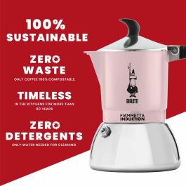 Cafetera Italiana Bialetti 0006585 Rosa