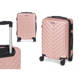 Maleta Cabina ABS Rosa Arte Regal 38x57x23 cm Maleta Cabina ABS Rosa Arte Regal 38x57x23 cm