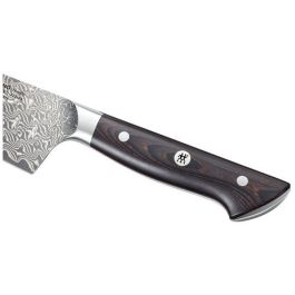 Zwilling 30571-201-0 Cuchillo de Chef TANREI 20 cm Acero Inoxidable - Hoja de Acero, Mango Negro, 230g