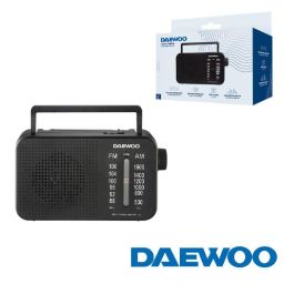 DAEWOO Radio Portátil AC/DC con Altavoz, Entrada Jack y Asa - Funciona también con Pilas Precio: 24.50000014. SKU: B1GYA5YW7S