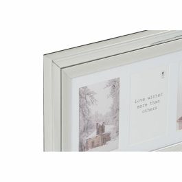 DKD Home Decor Marco Multifoto Tradicional para 3 fotos, Dorado Plateado, de PS y Cristal, 29x47 cm (Pack 2 unidades) DKD Home Decor Marco Multifoto Tradicional para 3 fotos, Dorado Plateado, de PS y Cristal, 29x47 cm (Pack 2 unidades)