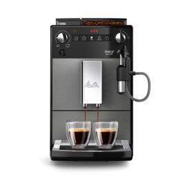 Cafetera - MELITTA - Avanza F270-100 - Depósito de agua de 1,5 L - Depósito de granos de 250 g - 1450 W - Gris titanio