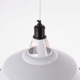 Lámpara Colgante Noginsk de Metal Estilo Industrial con Casquillo E27, Cable Regulable en Altura para Vivienda y Comercio SKD-P80033