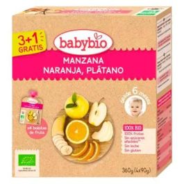 Babybio Pouche Manzana Naranja Platano Bio 4X90 Gr Precio: 4.8999995. SKU: B13R3RSYZQ