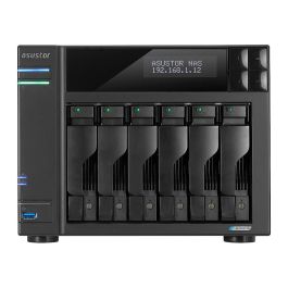 Asustor LOCKERSTOR 6 Servidor NAS Tower 6 Bahías Intel Celeron N5105 8GB DDR4 Dual 2.5GbE