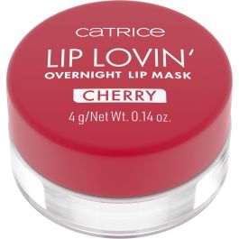 Catrice #020 LIP LOVIN' Mascarilla Labial Nocturna Hidratante con Karité y Vitamina E - Cherry Pop, 4 g