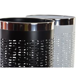 DKD Home Decor Paraguero Blanco Negro 23 x 50 x 23 cm (2 Unidades)