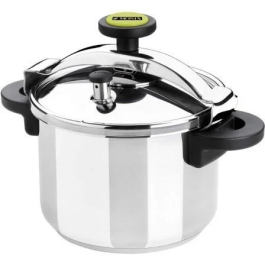 Monix Olla a Presión M530003 Clásica Ø24cm 8L Acero Inoxidable Apta para Inducción