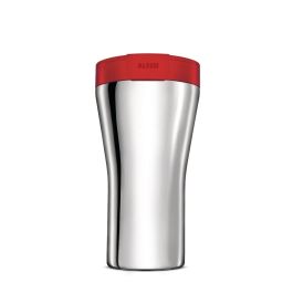 Alessi GIA24 R Caffa Mug de Viaje Acero Inoxidable 18/10 Rojo - Mantiene Temperatura Bebidas