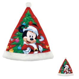 Safta Gorro Papa Noel Mickey Mouse Happy Smiles 37cm
