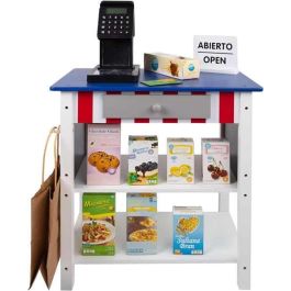Woomax Supermercado de Madera con 25 Accesorios y Caja Registradora Eléctrica 48x30xh70 cm Precio: 45.8900002. SKU: B1K4QPYRD6