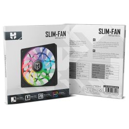 Nox NXHUMMERSLIMFAN Ventilador PC 120mm ARGB Slim Fan - Diseño Ultra Fino 15mm y Silencioso con Rodamiento Hidráulico