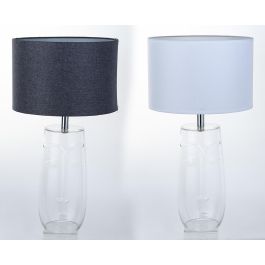 Lampara Sobremesa Moderno DKD Home Decor Blanco Gris Claro 30 x 54 x 30 cm (2 Unidades) Precio: 58.24698. SKU: S3031532