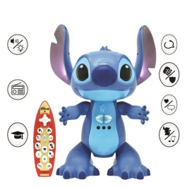 Lexibook Figura Stitch Teledirigido, Interactivo y Bilingüe con la Voz Real de Stitch