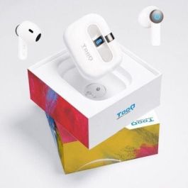 Auriculares Bluetooth TooQ Bender TQBWH-0031W con estuche de carga/ Autonomía 4h/ Blancos Auriculares Bluetooth TooQ Bender TQBWH-0031W con estuche de carga/ Autonomía 4h/ Blancos
