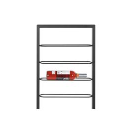DKD Home Decor Botellero de Pared Loft para 8 Botellas de Vino, Estantería Metálica Negro 120x42x6 cm, Pack de 2 DKD Home Decor Botellero de Pared Loft para 8 Botellas de Vino, Estantería Metálica Negro 120x42x6 cm, Pack de 2