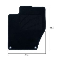 Alfombrilla para Coche OCC Motorsport OCCCT0016 Alfombrilla para Coche OCC Motorsport OCCCT0016