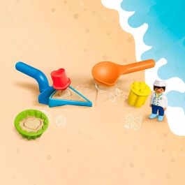 PLAYMOBIL Junior 72005 Panadería de Arena, Juego de Moldes y Utensilios para Playa, Juguete para Niños +12 Meses