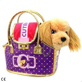 Peluche cutekins perrito con bolso de diseño 20x25x13 cm Peluche cutekins perrito con bolso de diseño 20x25x13 cm