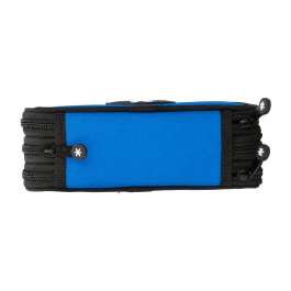 Antartik Plumier Escolar Triple Cremallera Color Azul 36 Piezas