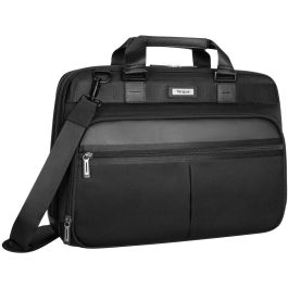 Targus TBT932GL Maletín para Portátil 40,6 cm (16") Negro de Nylon y Poliuretano, Resistente al Agua, con Asa, Correa Hombro y Bloqueable