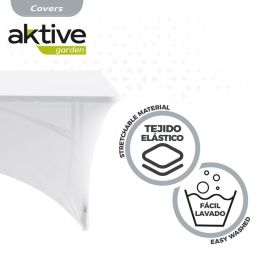 Alfombra de juego Aktive Mesa Blanco Accesorios Vehículos Carretera 122 x 76 x 61 cm (6 Unidades)