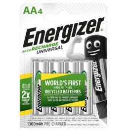 Energizer Blister 4 Pilas Recargables HR6 1300 mAh NiMH E301376000 Precio: 19.49999942. SKU: B1GS895CVN