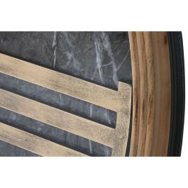 Reloj de Pared Home ESPRIT Negro Dorado Metal Cristal 127 X 9 X 127 cm