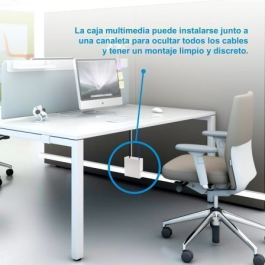 Caja de Conexiones para Pizarra Interactiva NANOCABLE 10.35.0003 Blanco