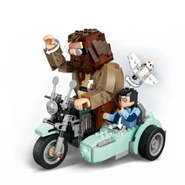 Lego Harry Potter 76443 Paseo en moto de Hagrid y Harry - Juego de construcción para niños de 9 años