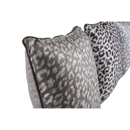DKD Home Decor Cojin Colonial Gris Marron Animal 15 x 43 x 43 cm (6 Unidades)