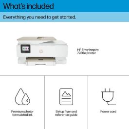 HP 242Q0B Impresora Multifunción Inyección Tinta Envy Inspire 7920e Wi-Fi Doble Banda Dúplex Automático ADF Blanca Portobello