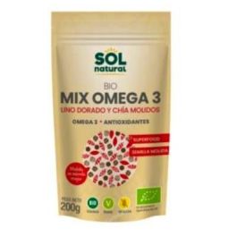 SOLNATURAL Mix Omega 3 Lino-Chia Molidas 200Gr Bio Precio: 5.6899997. SKU: B196RAR9HL