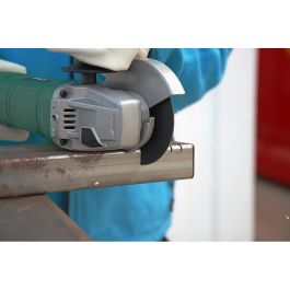 Koma Tools Am-1050 Amoladora Angular Eléctrica 1050W Ø125mm con Maletín, 11000 RPM, Selector de Velocidad, 230V