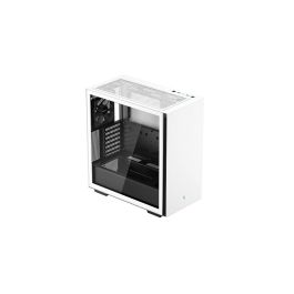 Caja de PC Mid Tower sin fuente de alimentación - DEEPCOOL CH510 (Blanco) - E-ATX/ATX/Micro ATX - 1x120mm - USB 3.0/HD Audio - Vidrio templado