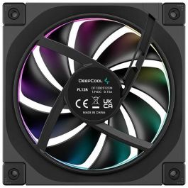Deepcool FL12R ARGB Ventilador Caja 120 mm para PC con Iluminación RGB Direccionable y Control PWM para Mejorar Refrigeración