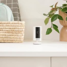 Ring RIN0840268936556 Cámara de Vigilancia Interior, HD 1080p, Sistema de Audio Bidireccional, Segunda Generación, Blanco