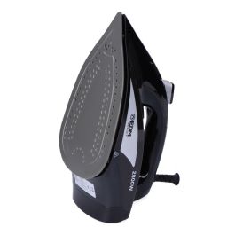 Edm Plancha de Vapor 2800W Grande Antracita con Base Antiadherente Depósito 400ml Vapor Continuo 20g/min Golpe Vapor 160g/min Medidas 30x12.6x16cm